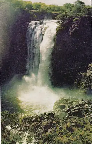 1216 - Rhodesien - Rhodesia , Victoria Falls , Devil´s Cataract , Wasserfall - gelaufen 1977