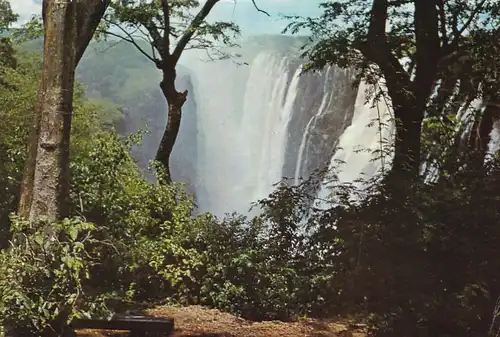 1251 - Rhodesien - Rhodesia , Vicoria Falls from the other side , Wasserfall - gelaufen 1977