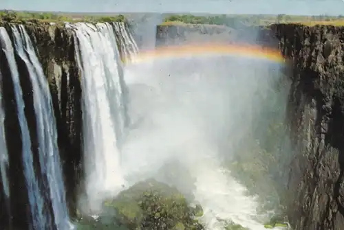 1262 - Rhodesien - Rhodesia , Victoria Falls , Rainbow , Regenbogen - gelaufen 1977