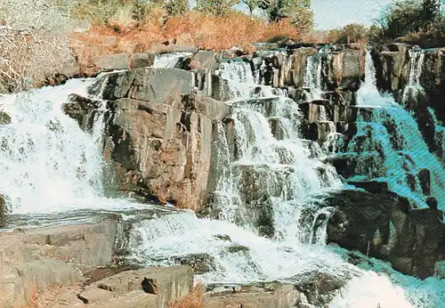 1263 - Rhodesien - Rhodesia , Inyanga , Inyangombi Falls - gelaufen 1977