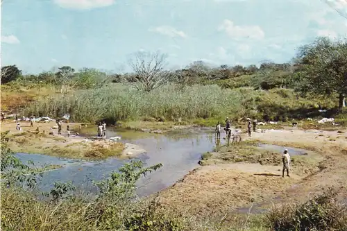 1311 - Rhodesien - Rhodesia , Washing River - gelaufen 1977