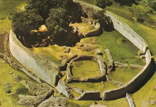 1320 - Rhodesien - Rhodesia , Zimbabwe Ruins , Conical Tower , Fort Victoria - gelaufen 1978