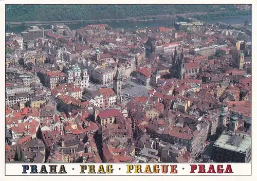 1353 - Tschechische Republik - Czech , Praha , Prag , Altstadt Ring - gelaufen 1994