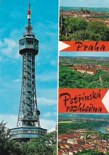 1358 - Tschechoslowakei - Czechoslovakia , Czech , Praha , Prag , Mehrbildkarte - gelaufen 1971