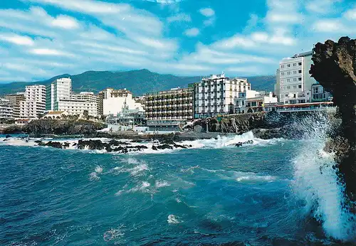 1364 - Spanien - Spain , Teneriffa , Puerto de la Cruz , Küste - gelaufen 1986
