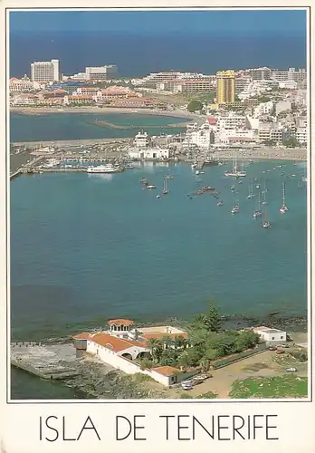 1372 - Spanien - Spain , Teneriffa , Los Cristianos , Panorama - gelaufen 1994