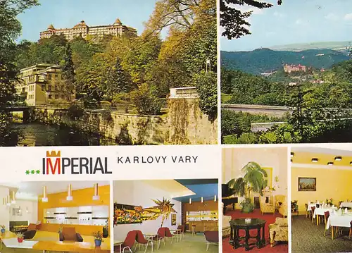 1375 - Tschechoslowakei - Czechoslovakia , Czech , Karlovy Vary , Lazenske Sanatorium Imperial - gelaufen 1971