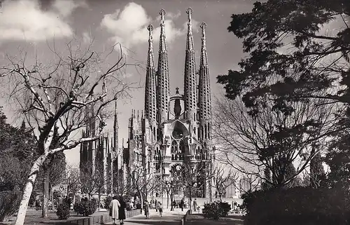 1388 - Spanien - Spain , Barcelona , Templo exp. De la Sagrada Familia - gelaufen
