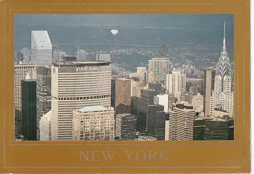 1401 - USA - New York City , Manhatten Skyline seen from the Empire State Building - gelaufen 1987
