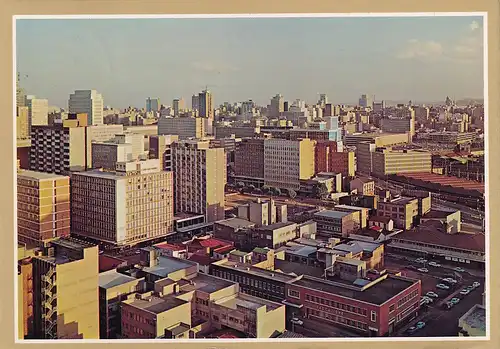 1432 - Südafrika - South Africa , Johannesburg , View of Johannesburg from Braamfontein - gelaufen 1978