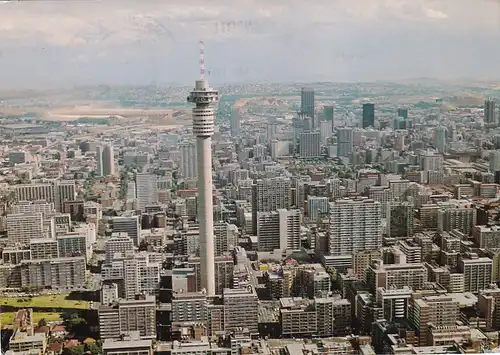 1441 - Südafrika - South Africa , Johannesburg , the golden City , Strijdom Tower , Hillbrow - gelaufen 1978