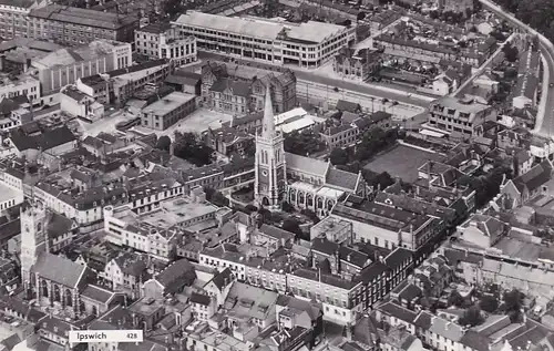 1464 - Großbritannien - Ipswich , Panorama - gelaufen 1962
