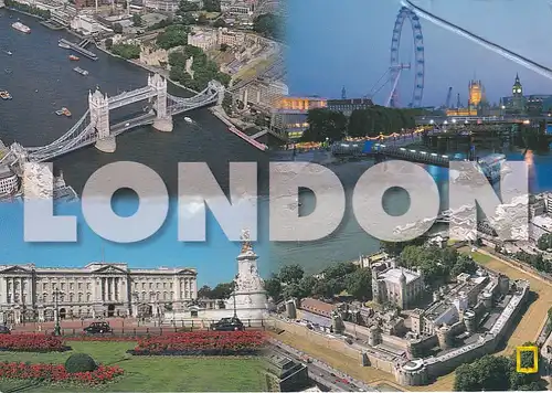 1485 - Großbritannien - London , Mehrbildkarte - gelaufen 2006