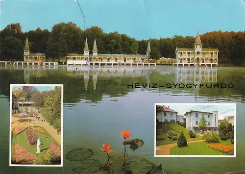 1520 - Ungarn - Heviz , Gyogyfürdö , Lake of Heviz , Heilbad - gelaufen 1972