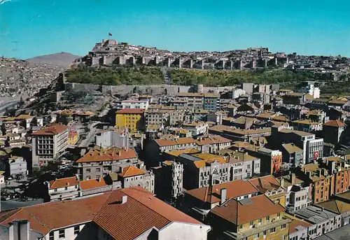 1527 - Türkei - Turkey , Ankara , Türkiyenin Kalbi , Kale , Zitadelle - gelaufen 1971