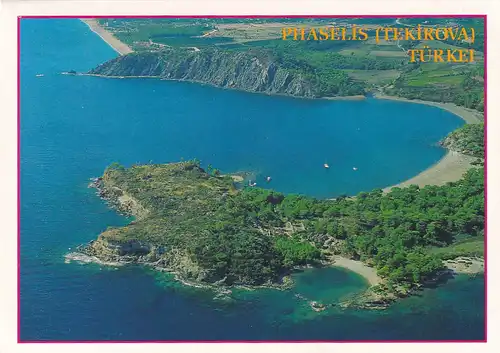 1550 - Türkei - Turkey , Phaselis , Tekirova , Panorama - gelaufen