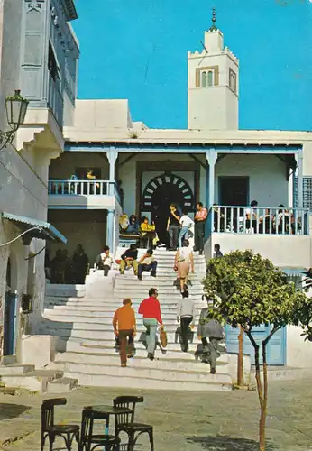 1560 - Tunesien - Tunisie , Sidi Bou Said - gelaufen 1971