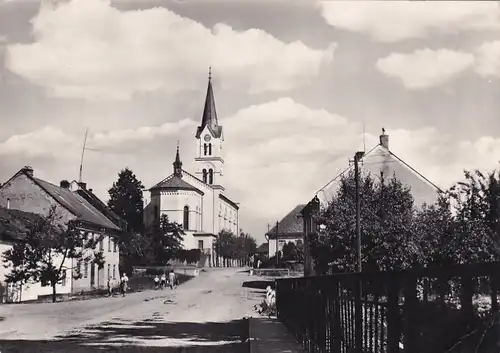 1564 - Tschechoslowakei - Czechoslovakia , Namest na Hane , Straße - gelaufen 1961