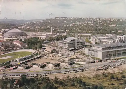 1566 - Tschechoslowakei - Czechoslovakia , Brno , Brünn , Mezinarodni veletrh , internationale Messe  - gelaufen 1962