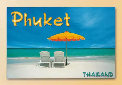 1580 - Thailand - Phuket , Patong Beach , Strand , Beach - gelaufen