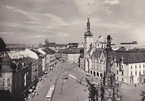 1602 - Tschechoslowakei - Czechoslovakia , Olomouc , Olmütz , Stalinovo namesti - gelaufen 1961