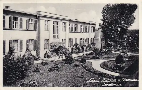 1619 - Tschechoslowakei - Czechoslovakia , Olomouc , Olmütz , Lazne Slatinice u Olomouce , Sanatorium - gelaufen 1936