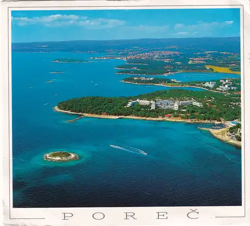 1636 - Kroatien - Porec , Panorama - gelaufen 1997