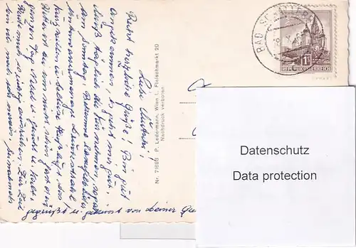 1665 - Österreich - Bad Schallerbach , Kuranstalt , Mehrbildkarte - gelaufen 1965