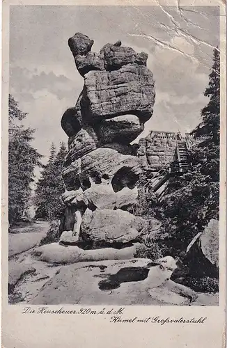 1669 - Polen - Feldpost , Heuscheuer , Kamel mit Großvaterstuhl - gelaufen 1941