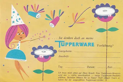 1684 - Österreich - Tupperware , Geschäftspostkarte frankiert - nicht gelaufen