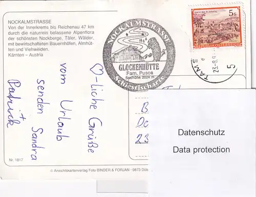 1687 - Österreich - Kärnten , Nockalmstraße , Mehrbildkarte - gelaufen 1994