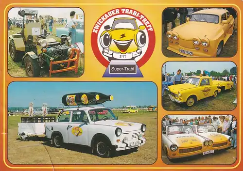 1737 - Deutschland - Zwickauer Trabi-treff , Super-Trabi , Trabant , Auto - gelaufen 2003