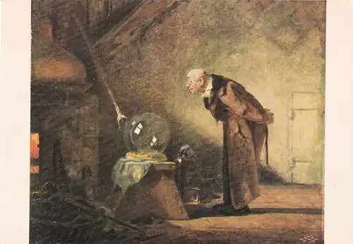 1741 - Österreich - Carl Spitzweg , der Alchemist - nicht gelaufen