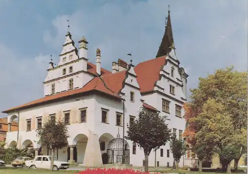 1756 - Slowakei - Slovakia , Levoca , V popredi klietka hamby - nicht gelaufen