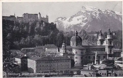 1760 - Österreich - Salzburg gegen den Untersberg , Panorama - nicht gelaufen