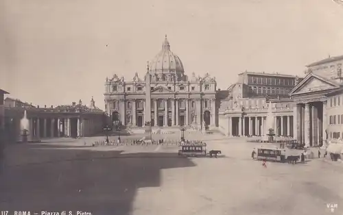 1762 - Italien - Rom , Roma , Piazza di S. Pietro - nicht gelaufen