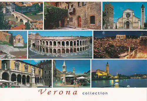 1794 - Italien - Verona , Collection , Mehrbildkarte  - nicht gelaufen