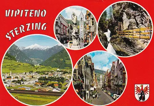 1797 - Italien - Südtirol , Vipiteno , Sterzing , Cascate di Stanghe , Gilfenklamm , Panorama - nicht gelaufen