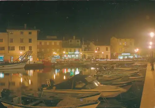 1800 - Italien - Grado GO , Porto , Hafen , Boot , Gösser - gelaufen 2002