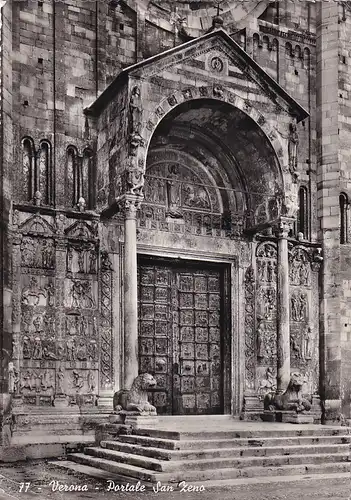 1812 - Italien - Verona , Portale San S. Zeno - gelaufen 1977