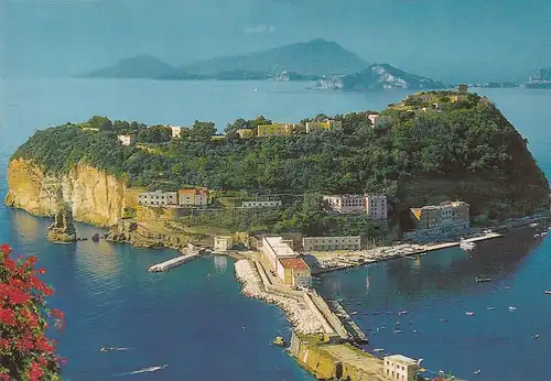 1817 - Italien - Napoli , L'Isola de Nisida , die kleine Insel Nisida - gelaufen 2013