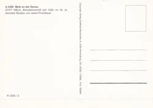 1835 - Österreich - Niederösterreich , Melk an der Donau , Stift Melk , Benediktiner - nicht gelaufen