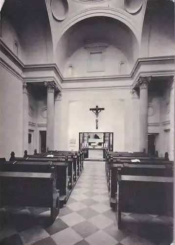 1865 - Österreich - Wien , Karmel St. Josef , Blick durch die Kirche in den Schwesternchor - nicht gelaufen