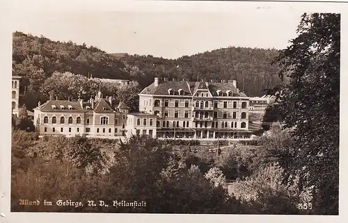 1868 - Österreich - Niederösterreich , Alland im Gebirge , Heilanstalt - nicht gelaufen