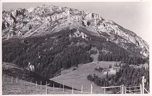 1880 - Österreich - Niederösterreich , Rax , Schneeberg , Eichelseher Sparbacherhütte , Zur Erinnerung an den Wandertag der 5. Klasse B 1955 - gelaufen 1955