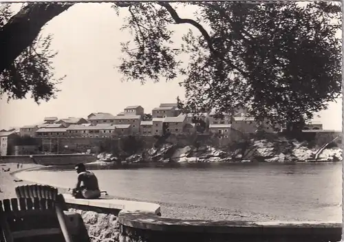 1888 - Jugoslawien - Montenegro , Sveti Stefan , Panorama - gelaufen 1961