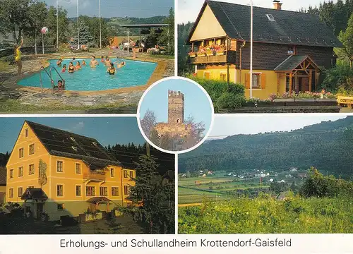 1906 - Österreich - Steiermark , Krottendorf Gaisfeld , Erholungs und Schullandheim , Licht im Leben , Verein zur Förderung von Kindern und Jugendlichen - nicht gelaufen