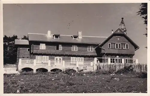 1912 - Österreich - Niederösterreich , Hocheck Schutzhaus , Gutensteiner Alpen - nicht gelaufen 1959