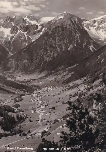 1915 - Österreich - Vorarlberg , Brand , Panorama - gelaufen