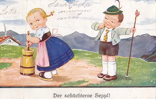 1918 - Österreich - Der schüchterne Seppl - gelaufen 1941